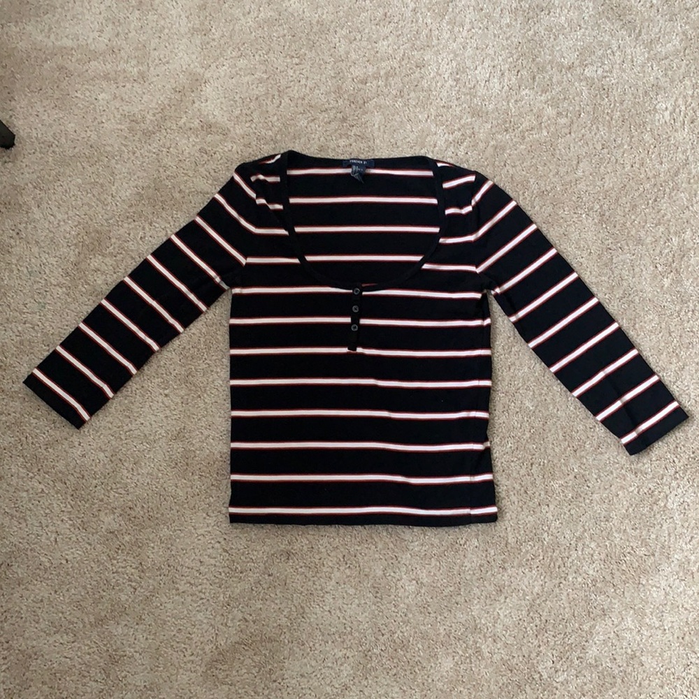 Striped Forever 21 Shirt